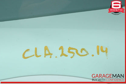 14-19 Mercedes W117 CLA250 Rear Right Passenger Door Window Auto Glass Panel OEM