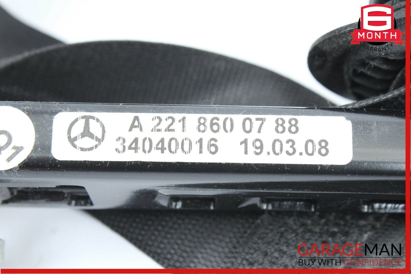 07-09 Mercedes W221 S550 Front Left Seat Belt Seatbelt Retractor Assembly
