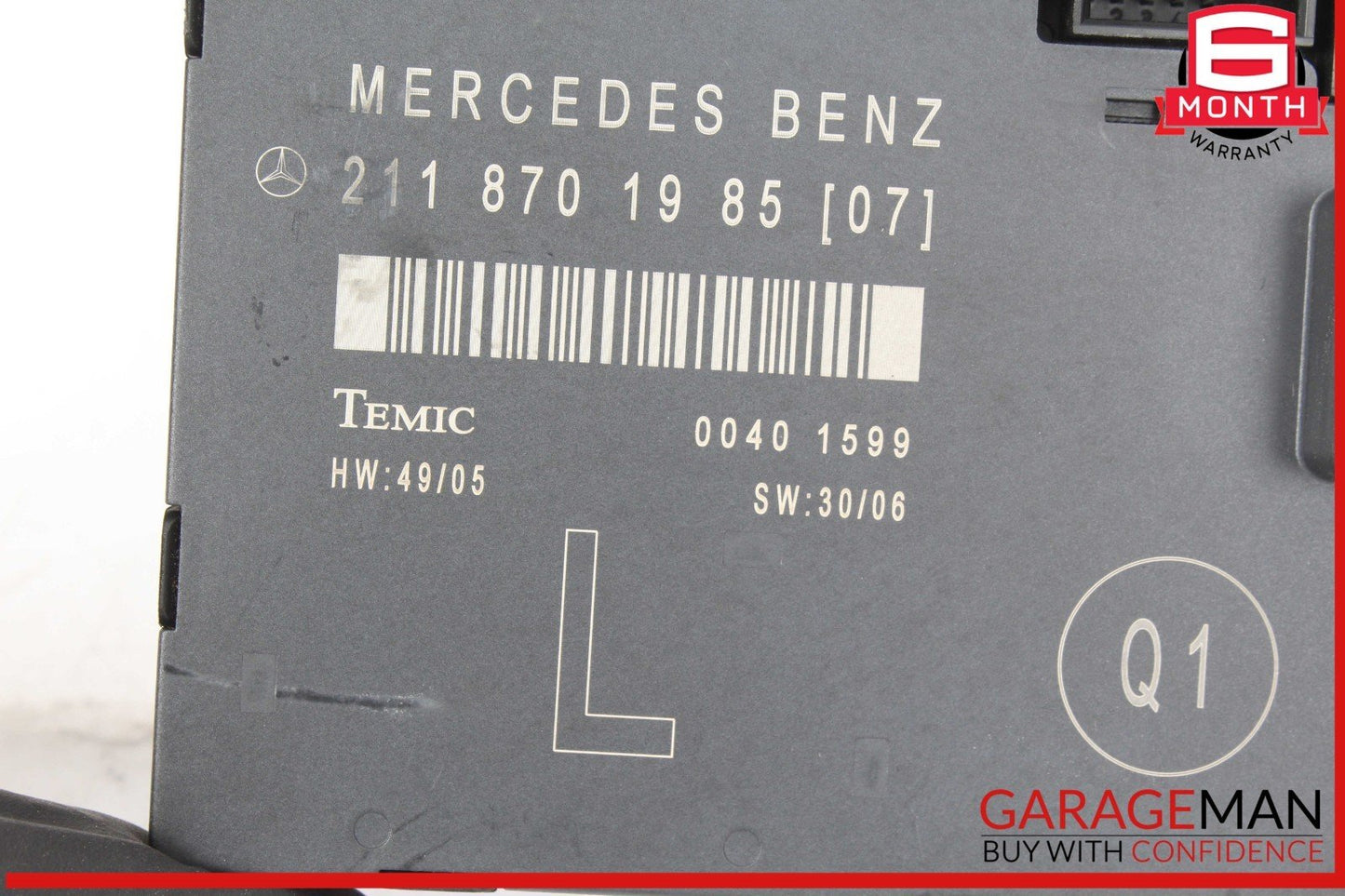 03-09 Mercedes W211 E350 E500 Front Left Side Door Control Module Unit OEM