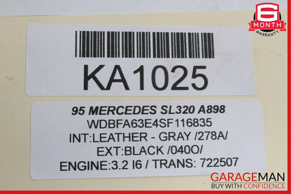 90-02 Mercedes R129 SL320 SL500 Roll Bar Hydraulic Cylinder Left Driver Side OEM