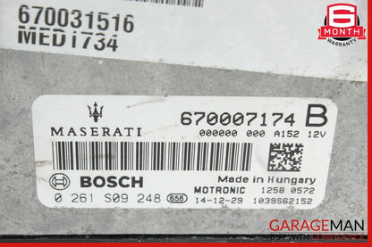 14-17 Maserati Ghibli ECU ECM Engine Computer Control Module OEM