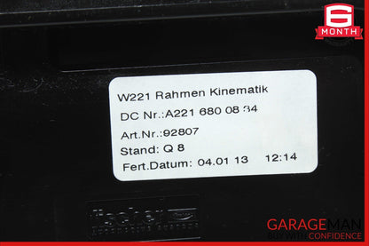 10-13 Mercedes W221 S550 S400 Dash Center Console CD Player Trim Cover Brown