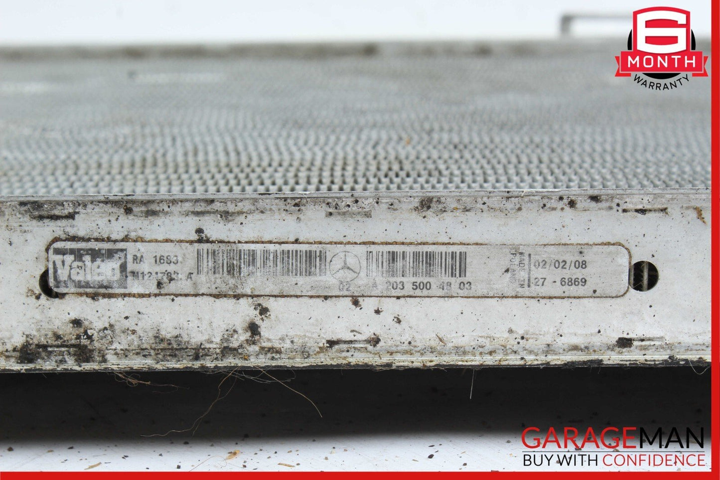 05-11 Mercedes R171 SLK280 C350 AC A/C Cooling Radiator Condenser Assembly OEM