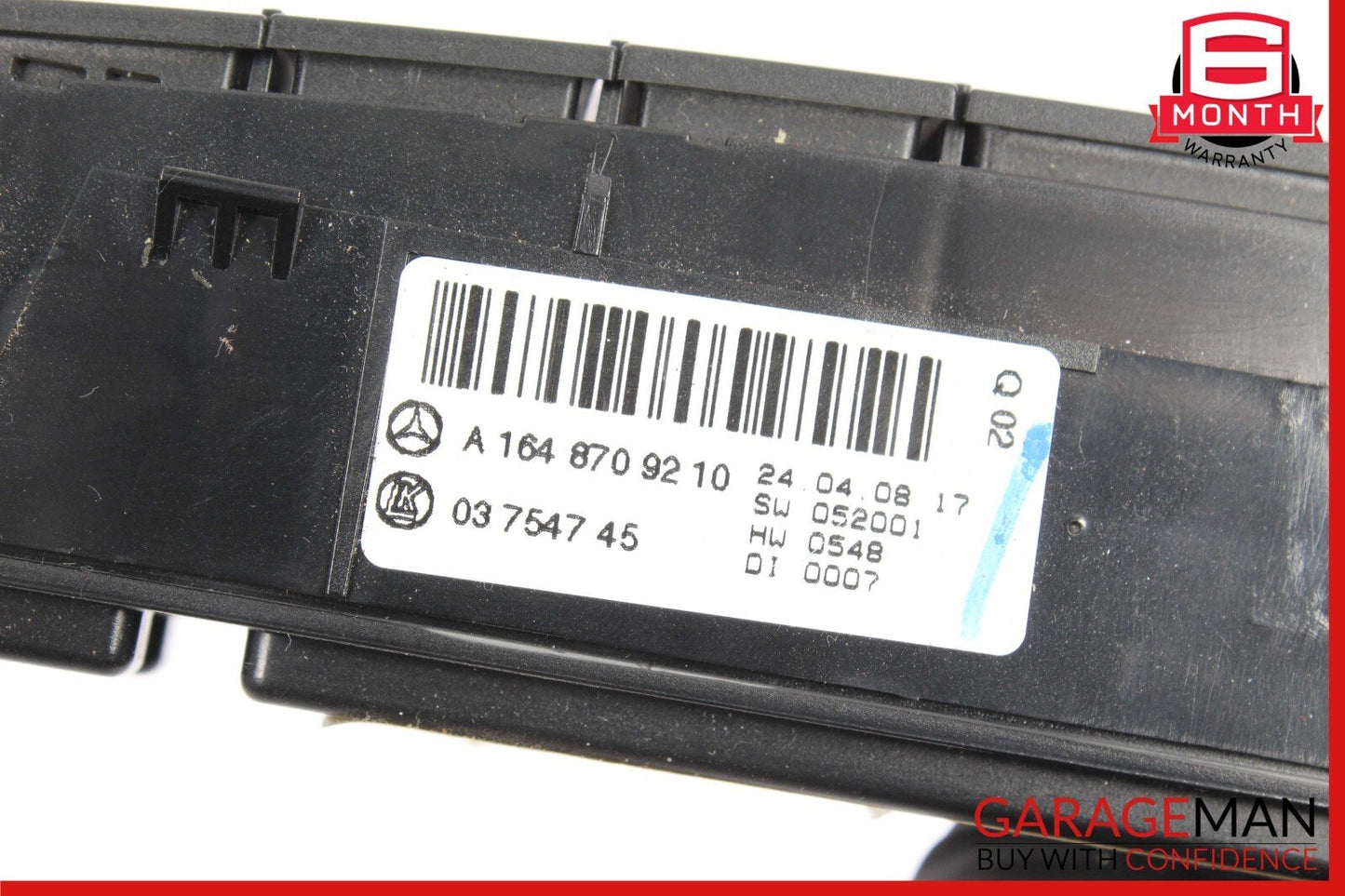 06-12 Mercedes X164 GL550 GL450 Hazard Light Control Switch Panel Module Unit