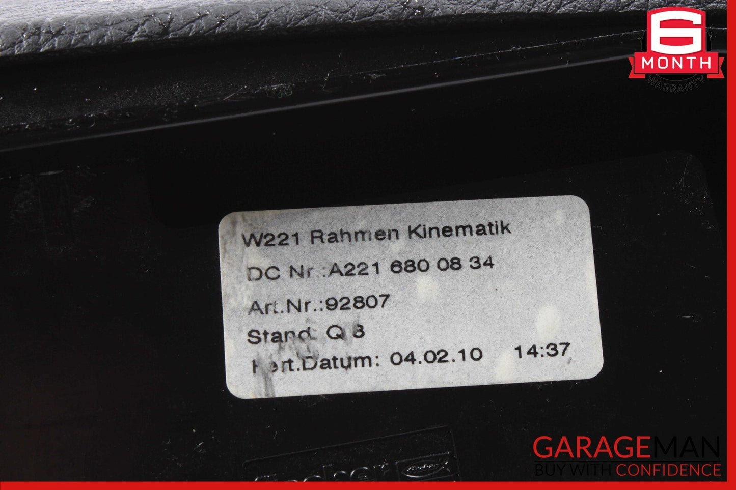 07-13 Mercedes W221 S550 S500 Dash Console CD Player Cover Trim Panel OEM