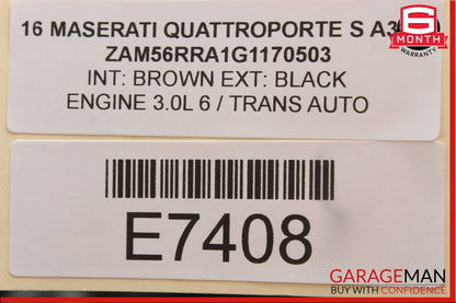 14-18 Maserati Quattroporte WIFI Computer Control Module Assembly 670006543 OEM