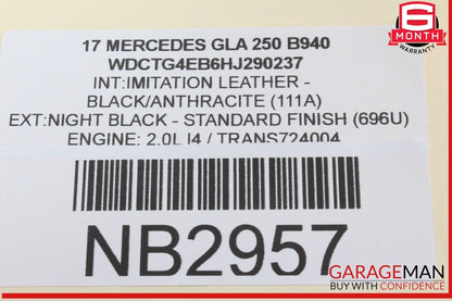 15-20 Mercedes X156 GLA250 Front Left / Front Right Side Seat Headrest Head Rest