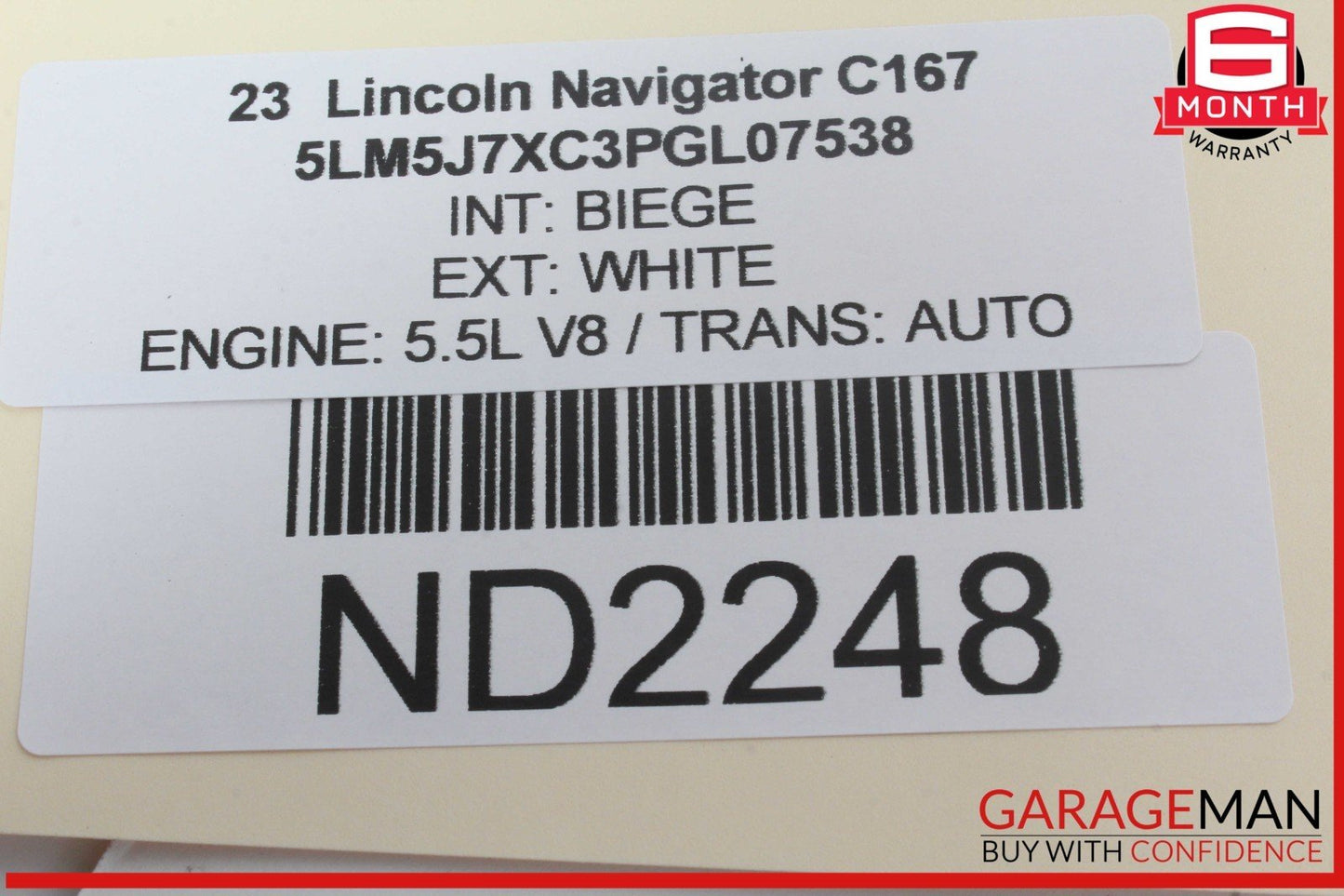 20-24 Lincoln Aviator Rear Left Driver Side 3rd Third Row Seat Belt OEM