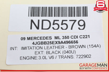 Mercedes W164 ML350 CDI Voice Communication Control Module 2048202085 OEM