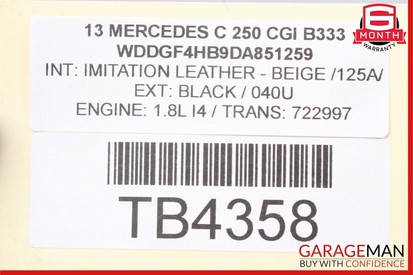 08-17 Mercedes C250 E400 SLK250 Front Right RWD Spindle Knuckle Hub Bearing