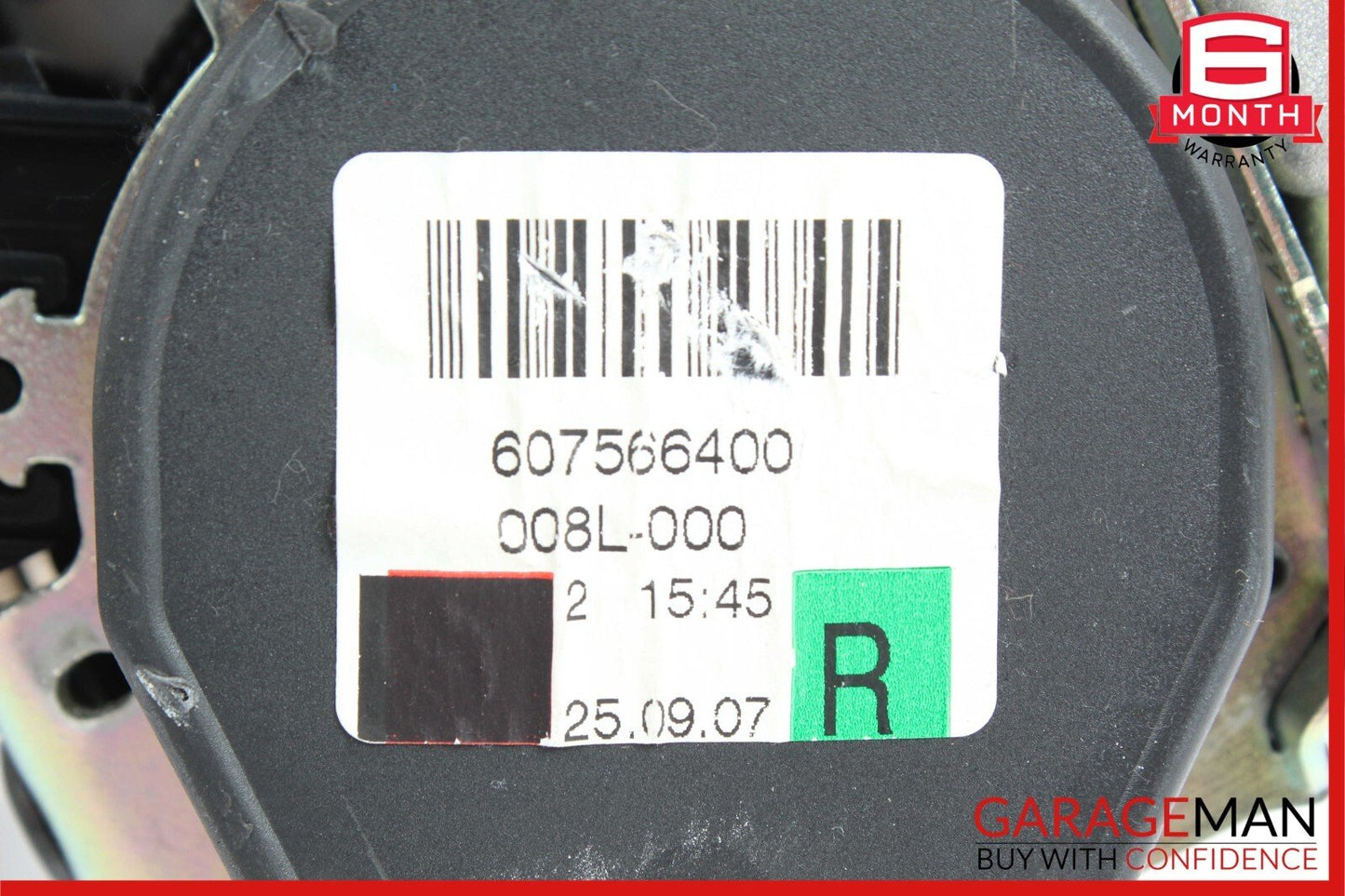 07-09 Mercedes W211 E350 CLS550 Front Right Seatbelt Seat Belt Retractor Black