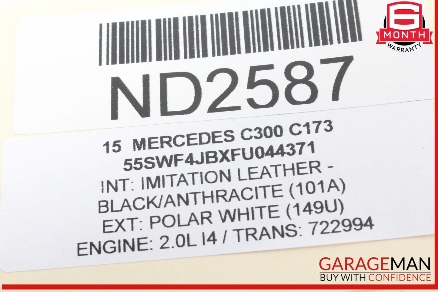 15-20 Mercedes W205 C300 Rear Right or Left Suspension Upper Control Arm OEM
