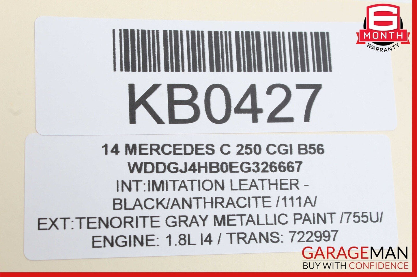 08-14 Mercedes W204 C250 Front Left Side Door Control Module Unit OEM