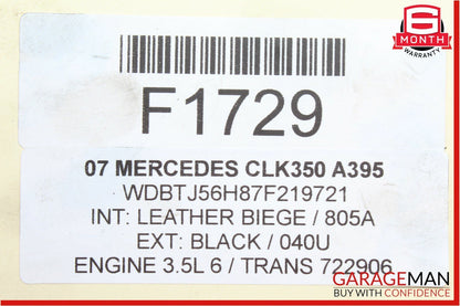 06-10 Mercedes W209 CLK350 S550 Front Right Side Engine Timing Chain Cover Plate