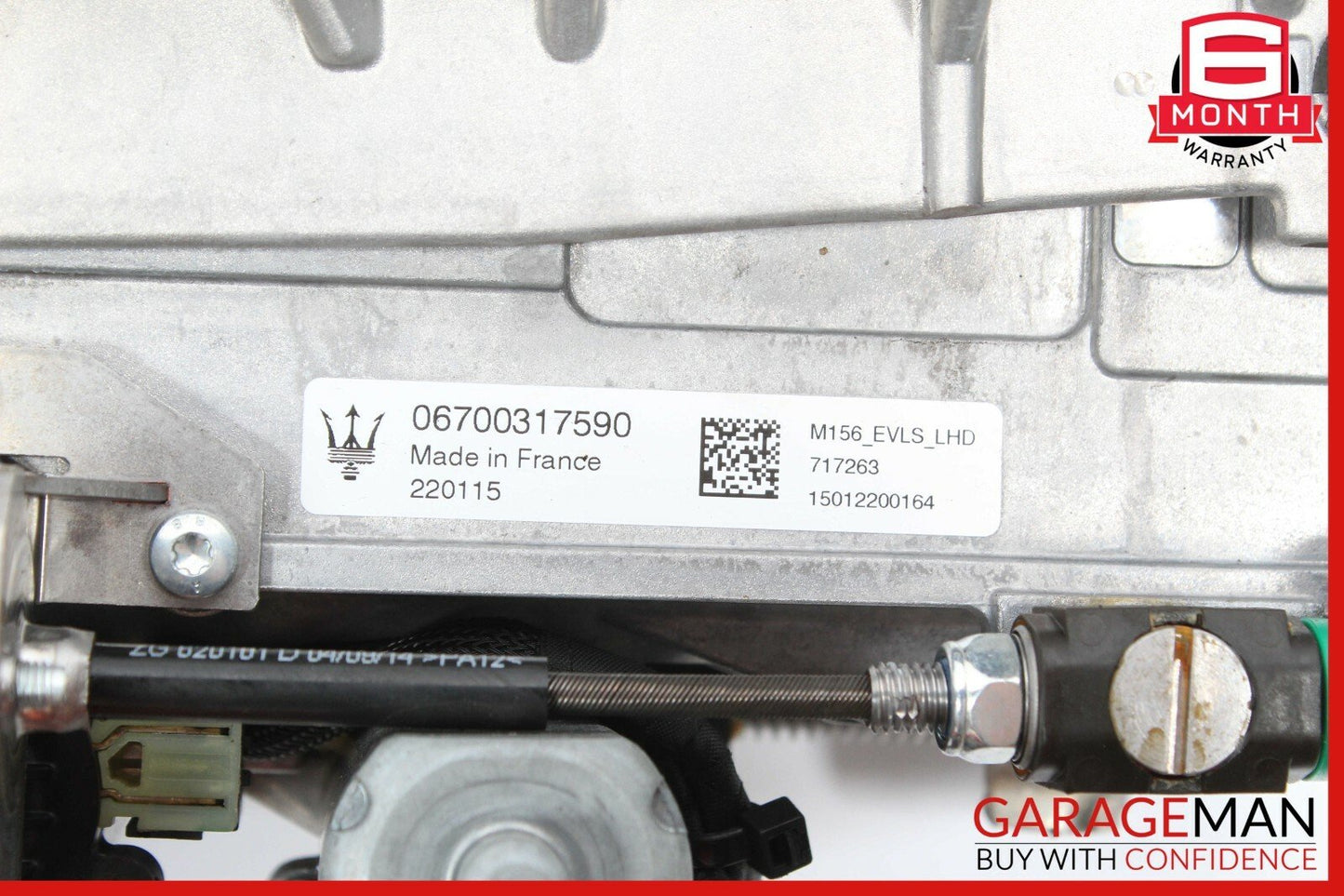 14-17 Maserati Ghibli S Q4 Power Steering Column Shaft Motor Drive Assembly AWD