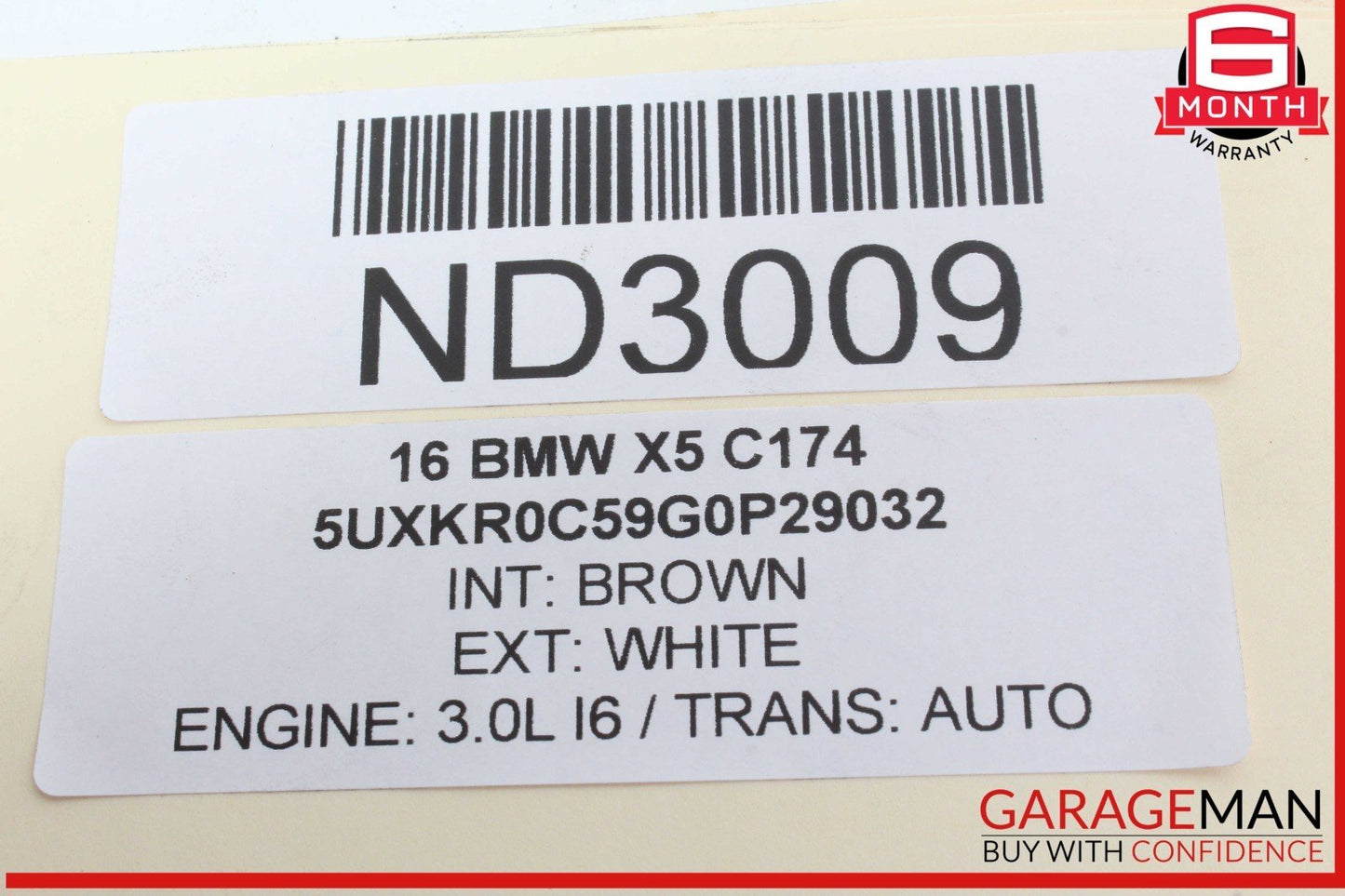 14-18 BMW X5 Rear Left or Rear Right Side CV Axle Shaft 860983802 OEM