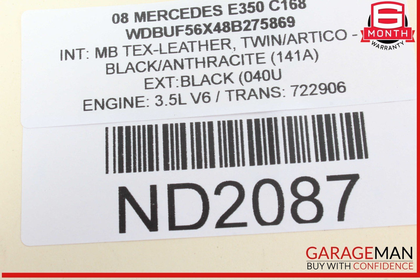 03-09 Mercedes W211 E350 E500 Front Left Driver Side Door Lock Latch Actuator