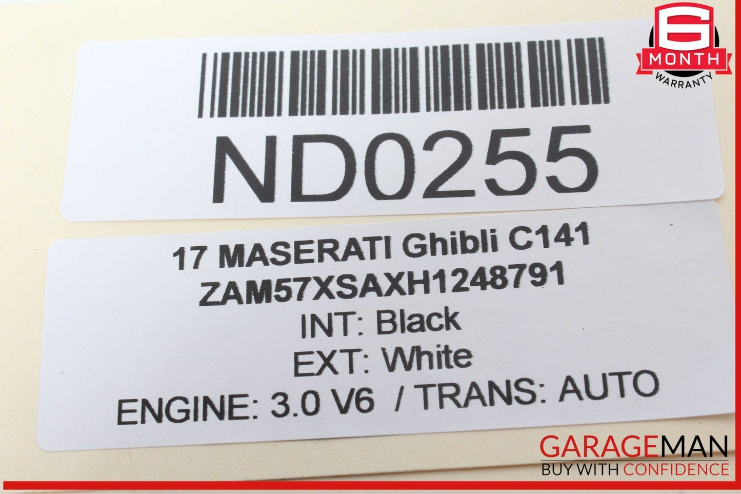 14-17 Maserati Ghibli Front Left Driver Side Exterior Door Handle Assembly OEM