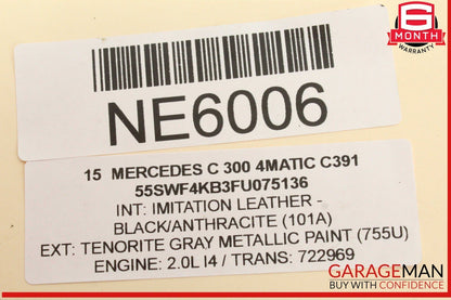 15-20 Mercedes W205 C300 4MATIC Front Right Lower Forward Suspension Control Arm