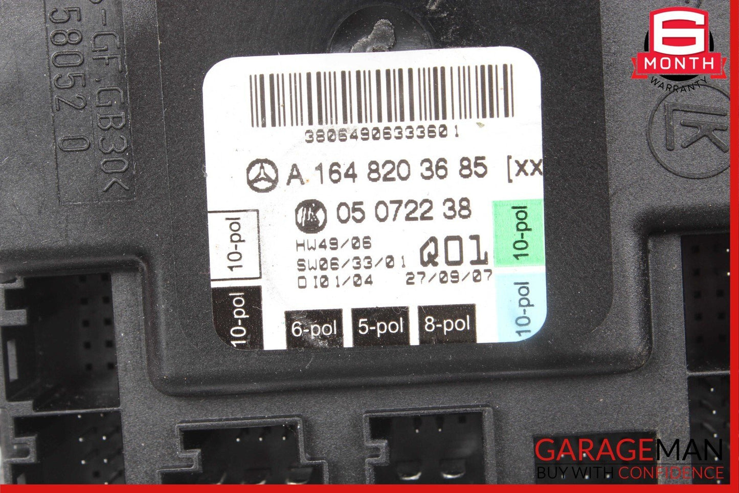 06-13 Mercedes ML350 ML550 GL450 R350 Front Right Side Door Control Module Unit