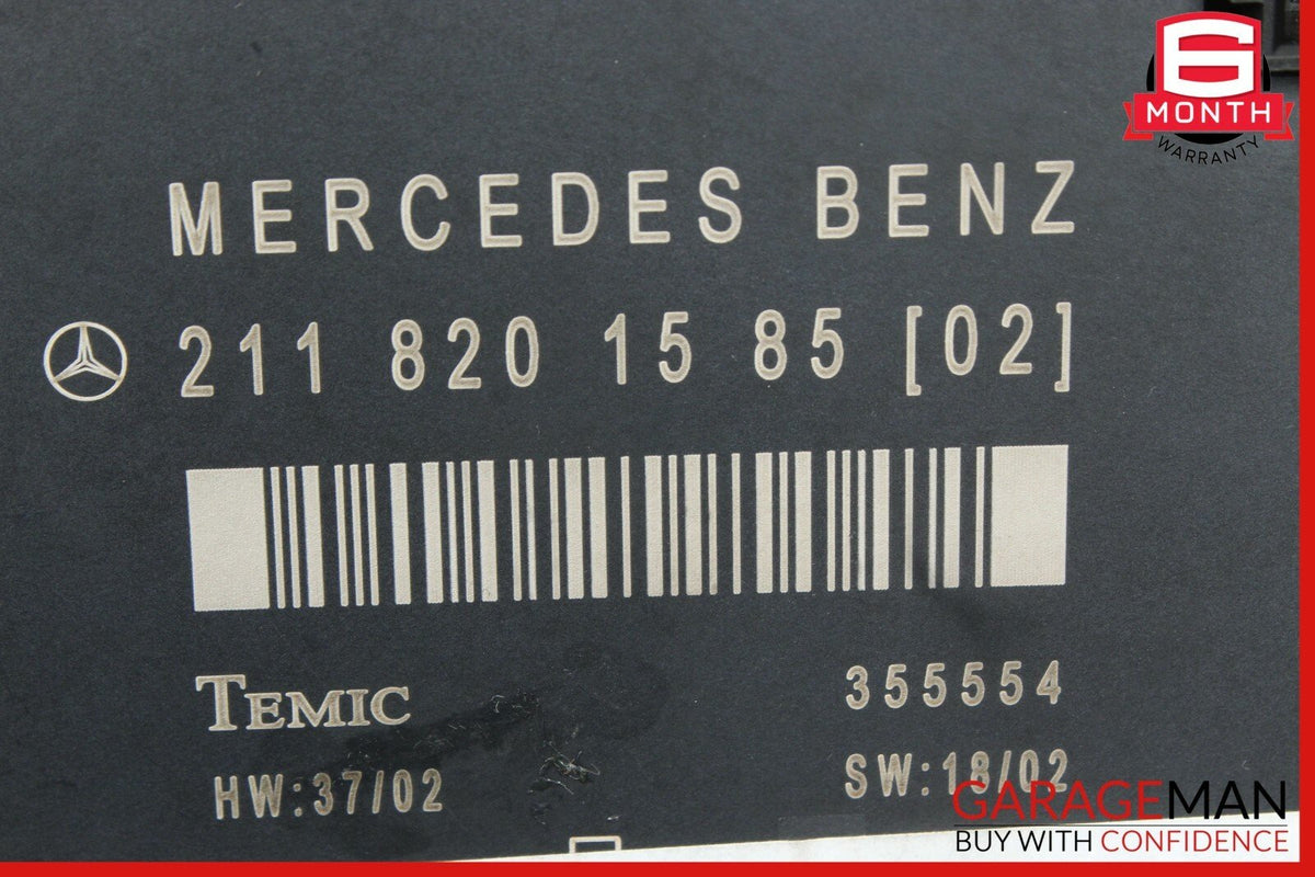 03-09 Mercedes W211 E320 E500 E55 AMG Front Left Side Door Control Module Unit