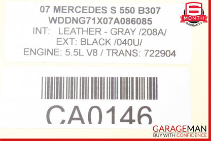07-13 Mercedes W221 S550 CL550 Dashboard Dash Vent Grille Cover 2218270280 OEM