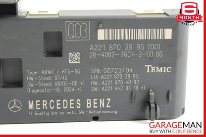 07-13 Mercedes W221 S550 CL550 Trunk Release Remote Open Close Module Unit OEM