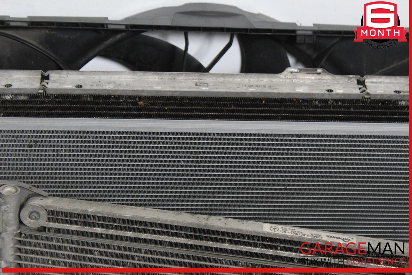 11-13 Mercedes W212 E350 Engine Motor Cooling Radiator AC A/C Condenser Assembly