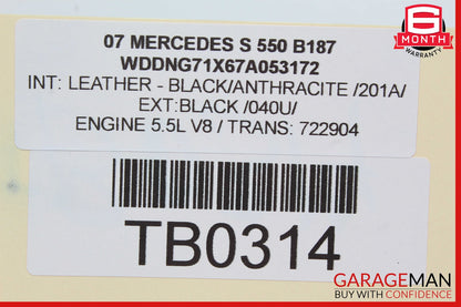 07-14 Mercedes W221 S600 CL550 Front Left Side Upper Transverse Control Arm OEM