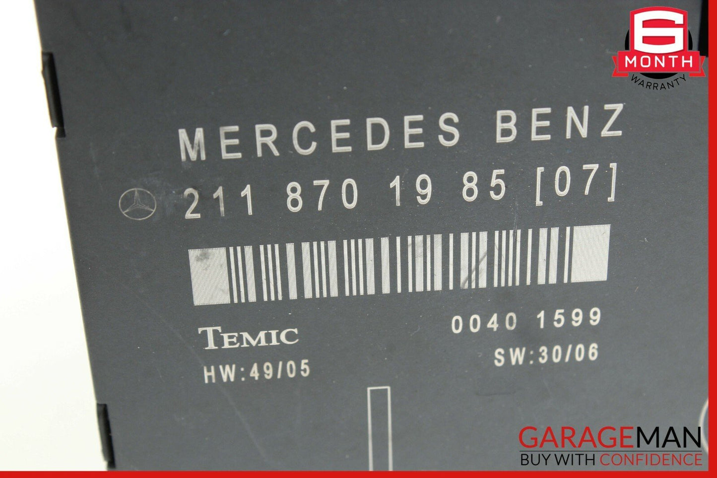 03-09 Mercedes W211 E350 E550 Front Left Driver Side Door Control Module OEM