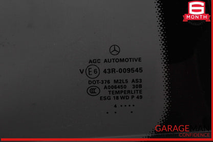 13-19 Mercedes X166 GL450 GL550 GLS550 Rear Left Fixed Privacy Window Glass OEM
