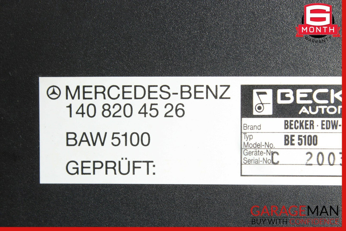 92-99 Mercedes W140 300SE S500 Anti Theft Alarm Infrared Control Module OEM