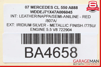 07-13 Mercedes W221 S550 CL550 A/C AC Heater Climate Control Switch Module OEM