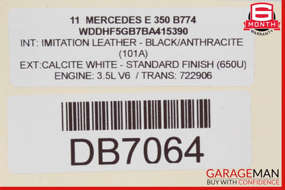 06-10 Mercede W164 ML350 R350 Front Right Side Top Upper Seat Cushion Black OEM