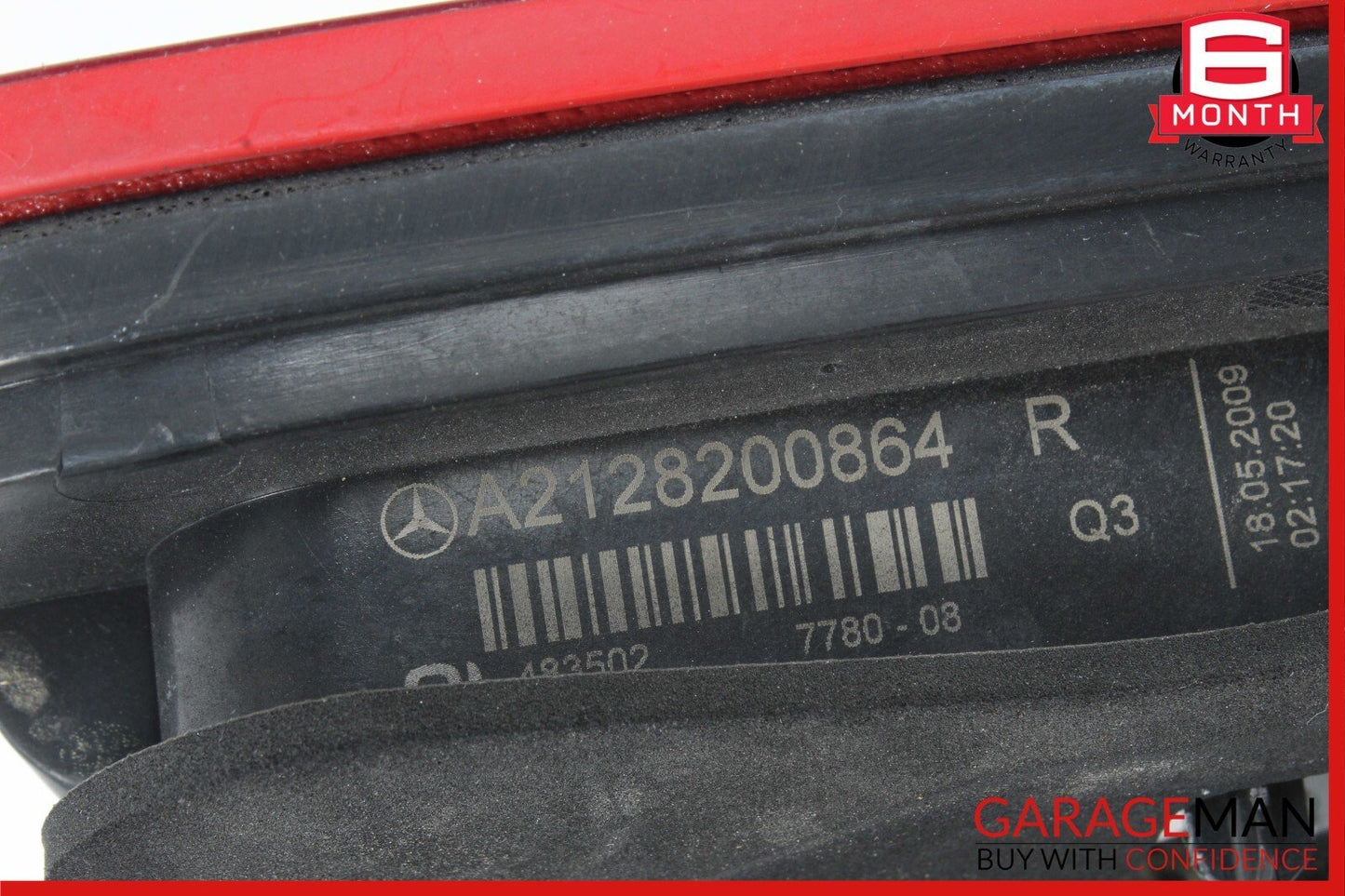 09-13 Mercedes W212 E550 E400 Inner Tail Light Lamp Rear Right Side OEM