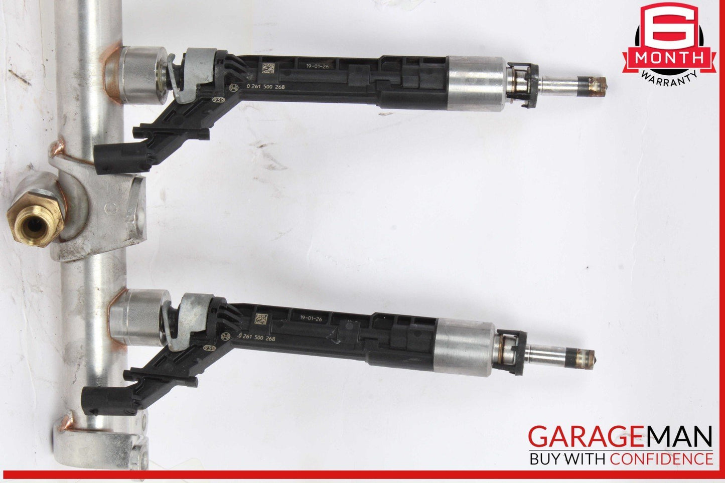 18-24 Audi S5 A5 A4 S4 SQ5 Right Passenger Side Fuel Rail w/ Injectors OEM