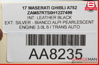 14-17 Maserati Ghibli Dashboard Phone Box Auxiliary AUX USB Hub Box Assembly OEM
