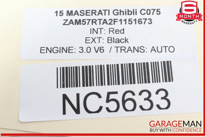 14-17 Maserati Ghibli Rear Left Driver Side Spindle Knuckle Hub Bearing OEM