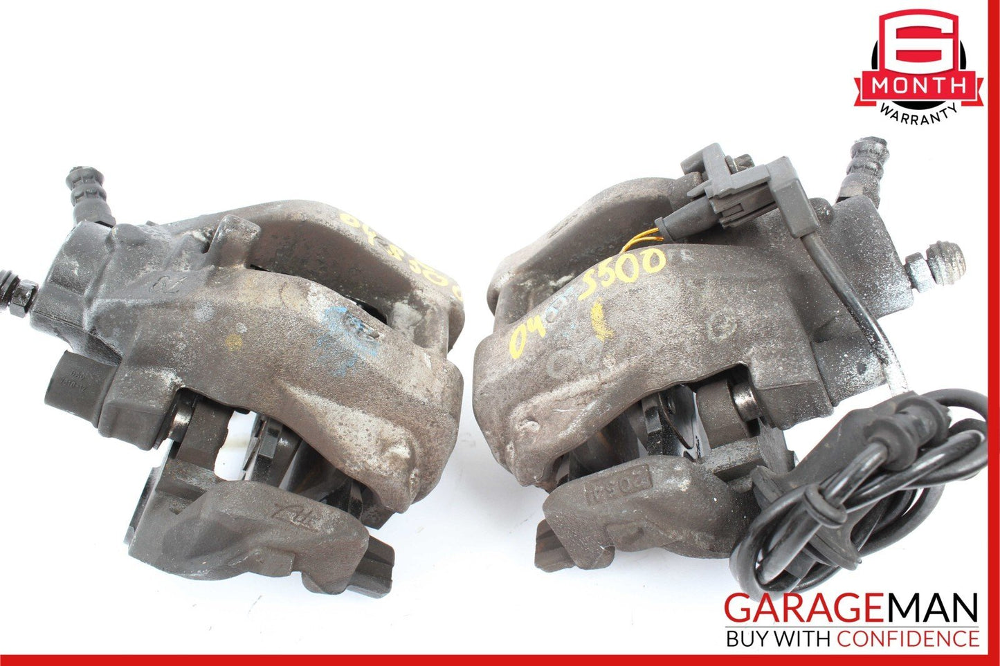 03-06 Mercedes W220 S500 SL500 Rear Left & Right Side Brake Calipers Set OEM