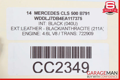 12-14 Mercedes W218 CLS550 Front Right Passenger Side Top Upper Seat Cushion OEM
