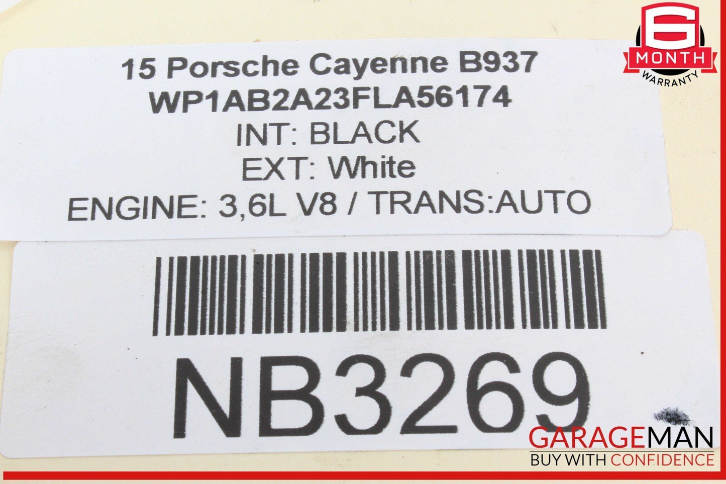 11-18 Porsche Cayenne 958 Rear Left Driver Side Lower Control Arm OEM