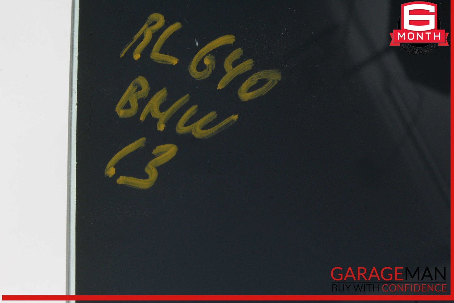 12-18 BMW 640i Rear Left Driver Side Door Window Glass OEM