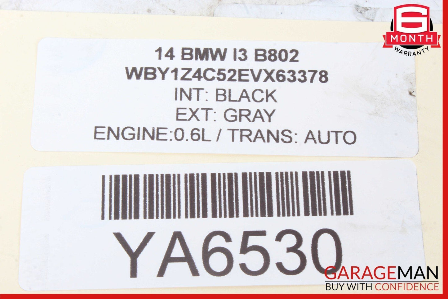 14-21 BMW i3 I01 Hybrid Rear Engine Panel Mount Bracket 6868859 OEM