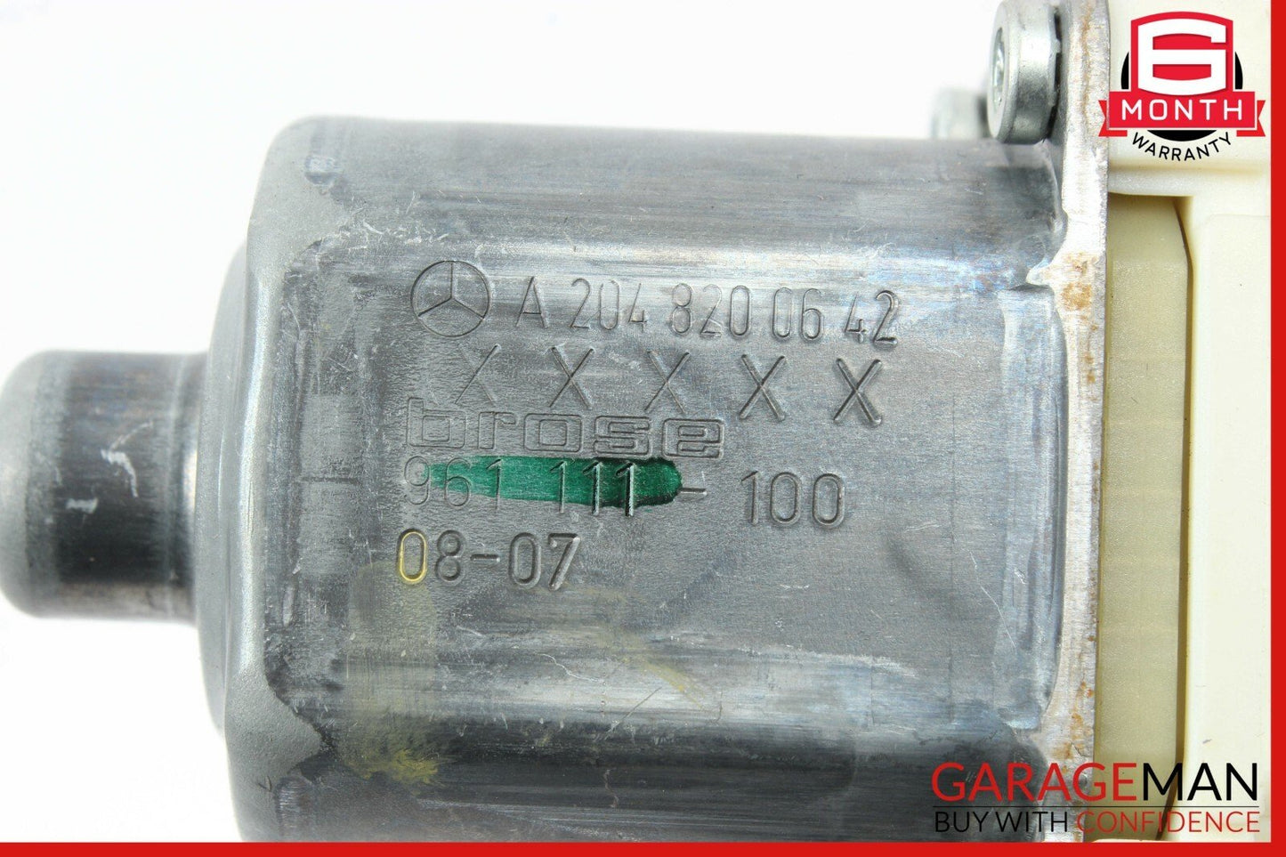 08-14 Mercedes W204 C250 C350 Sedan Rear Right Door Window Regulator Motor Unit