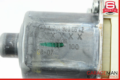 08-14 Mercedes W204 C250 C350 Sedan Rear Right Door Window Regulator Motor Unit