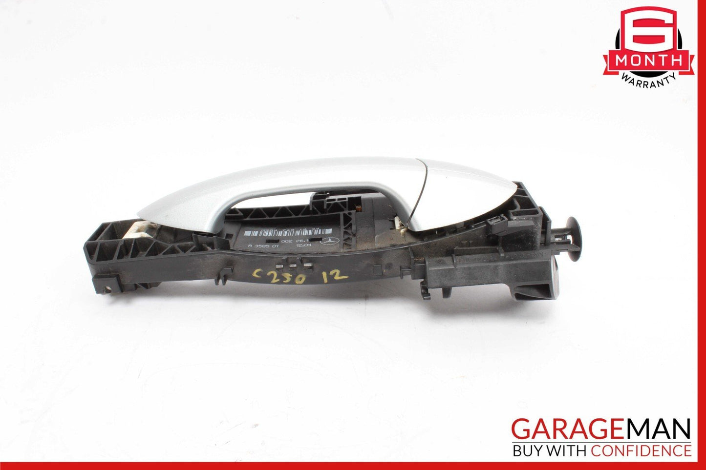 12-14 Mercedes W204 C250 Sedan Right Side Exterior Door Handle Iridium Silver