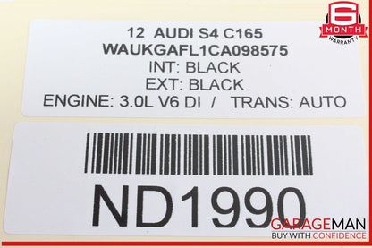 09-12 Audi S4 Rear Right Passenger Side Lane Change Assist Control Module OEM