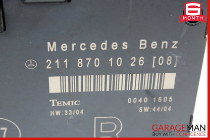 03-09 Mercedes W211 E350 E550 Front Right Side Door Controller Module Unit