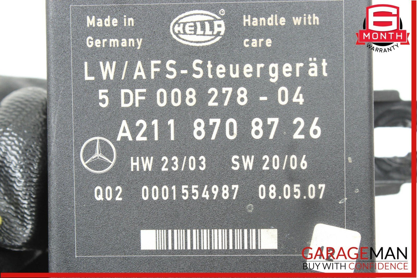 07-09 Mercedes X164 GL450 ML550 Headlight Control Module 2118708726 OEM
