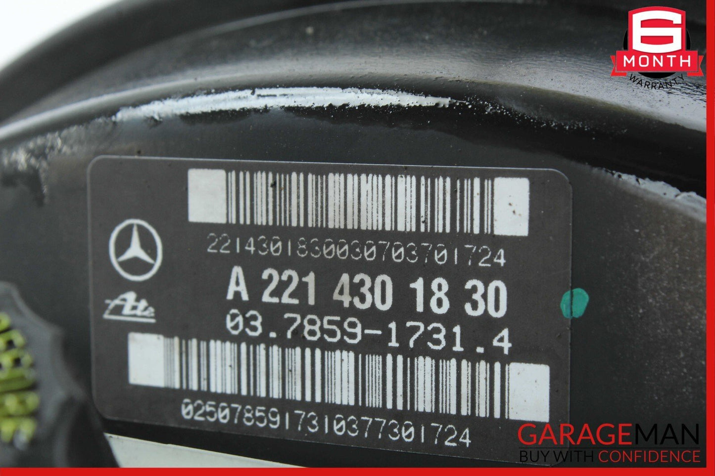 07-09 Mercedes W216 CL550 S550 Power Brake Booster Master Cylinder Reservoir OEM